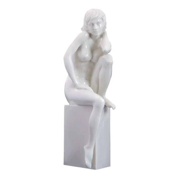 Reverie Nude Female Statue, Gloss Finish