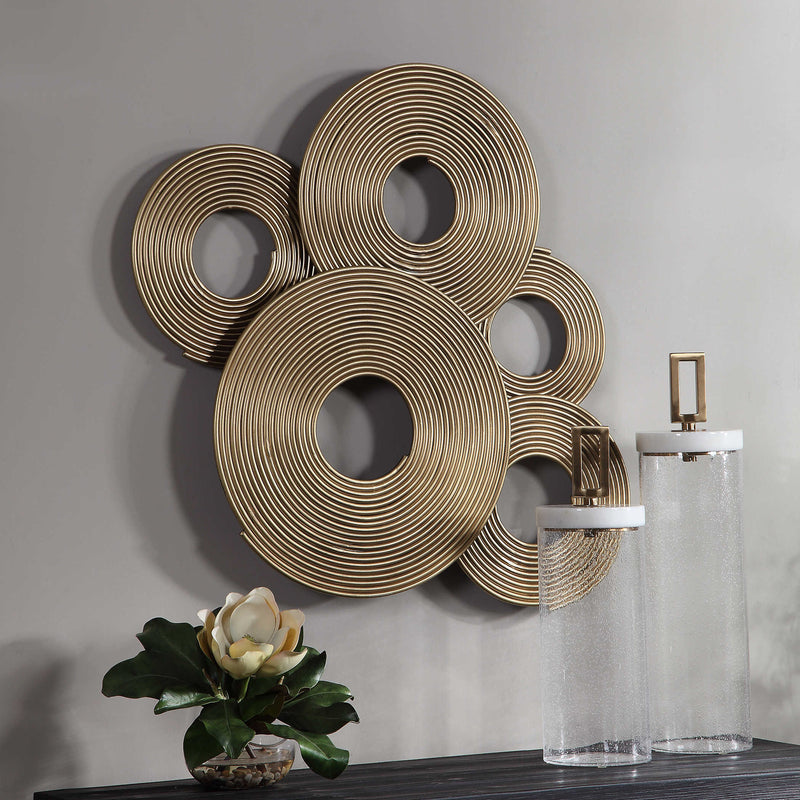 Nebula Rings-Metal Wall Art