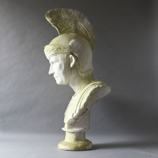 Roman Soldier with Helmet Bust