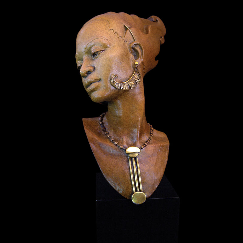 Romance- African American Female Bust by Thomas Blackshear