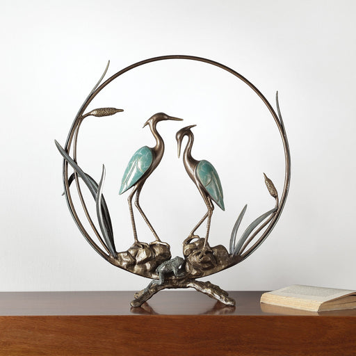 Romantic Herons Bird Sculpture