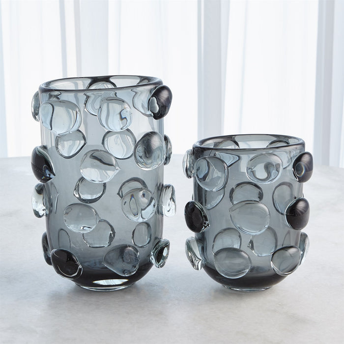 Rondella Vases Grey Art Glass 4