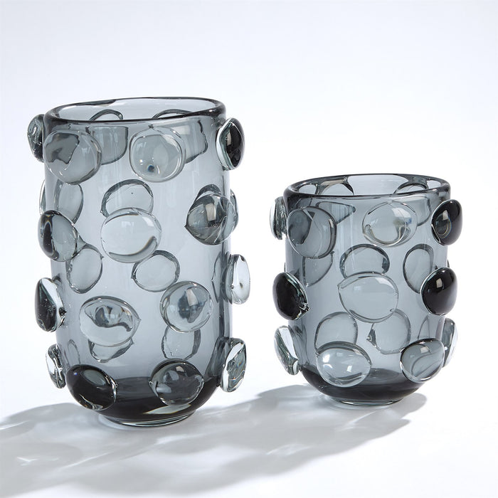 Rondella Vases Grey Art Glass