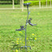 Rowdy Rabbit Pair Birdfeeder With Stake by San Pacific International/SPI Home