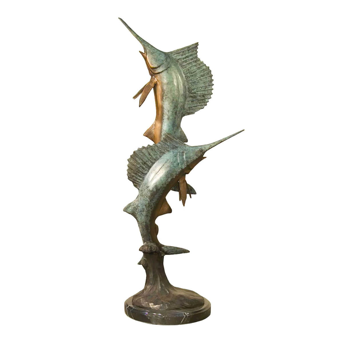 Sailfish Duo Bronze Sculpture — AllSculptures