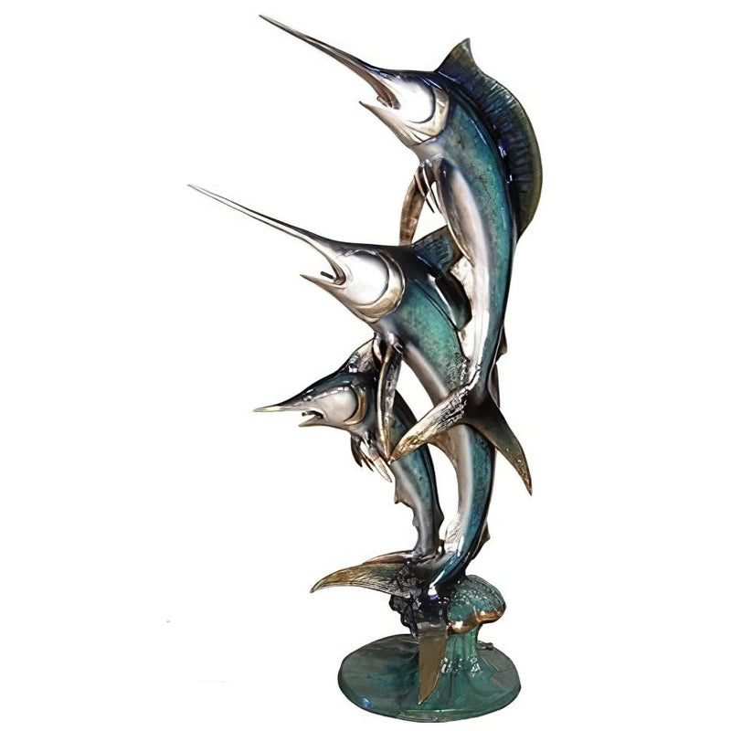Sailfish Trio Bronze Fountain