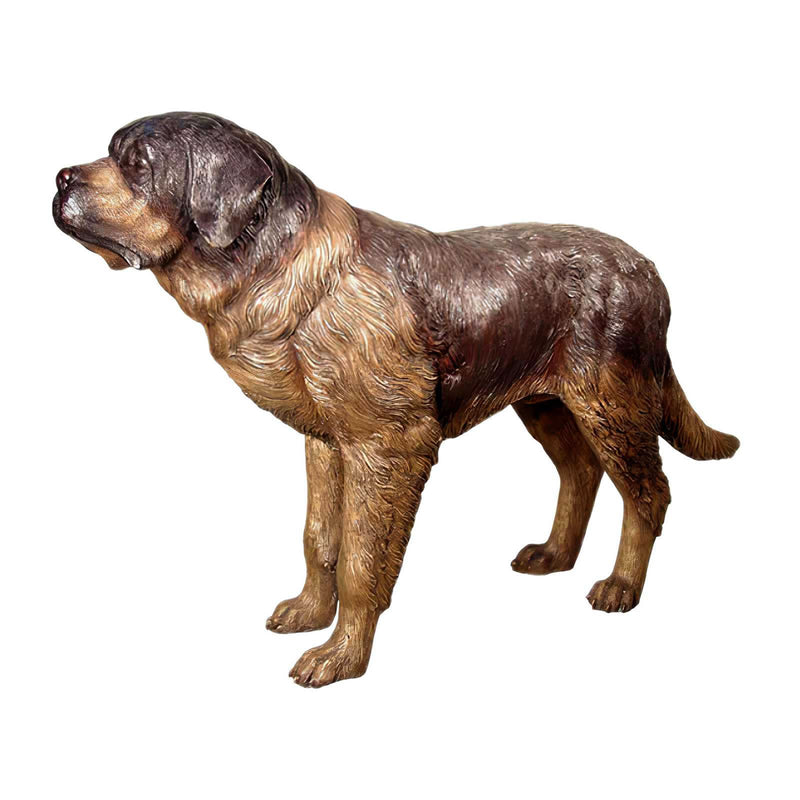Saint Bernard Bronze Sculpture