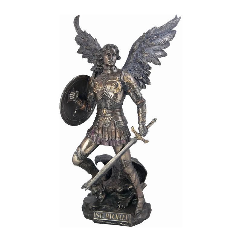 Saint Michael Statue 12.75 Inch
