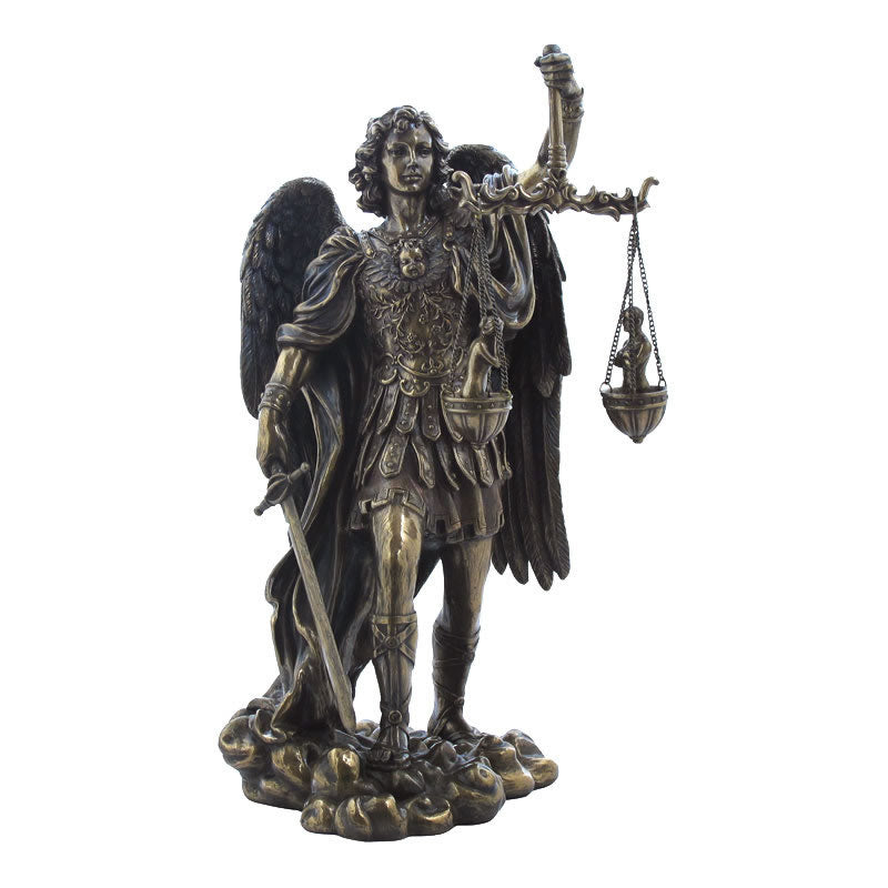 Saint Michael Weighing Souls Sculpture