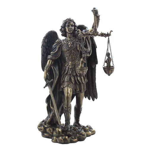 Saint Michael Weighing Souls Sculpture