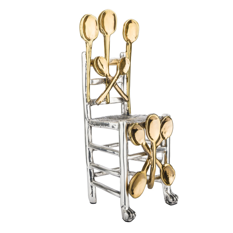 Chairs with Spoons Sculpture by Salvador Dali