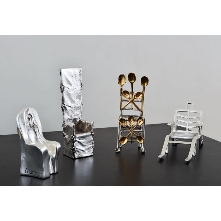 Chairs with Spoons Sculpture by Salvador Dali