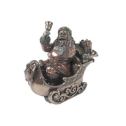 Santa In Sleigh Christmas Statue