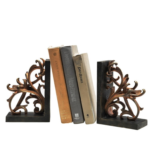 Scroll Bookends Pair by San Pacific International/SPI Home
