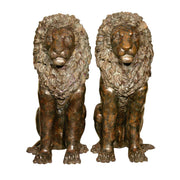Sculptures Of Lions For Entrance