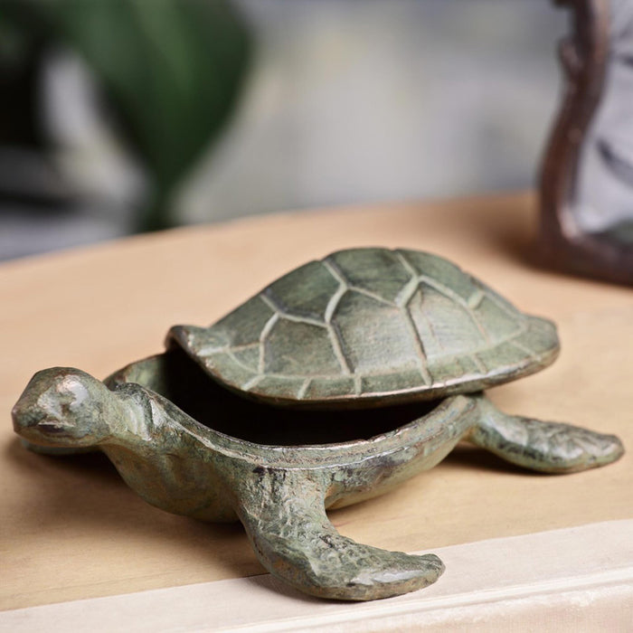 Sea Turtle Decorative Trinket Box by San Pacific International/SPI Home