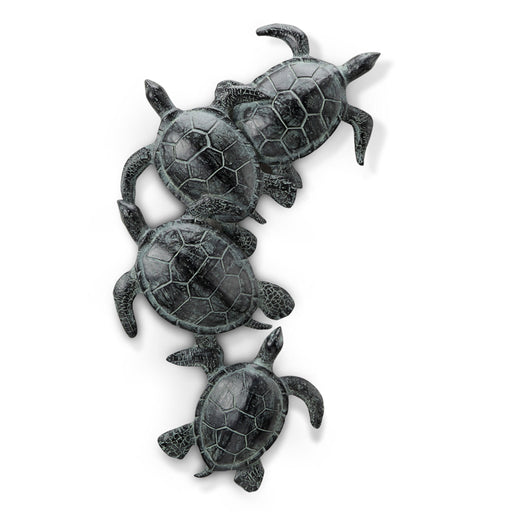 Sea Turtle Quartet Wall Hanging by San Pacific International/SPI Home