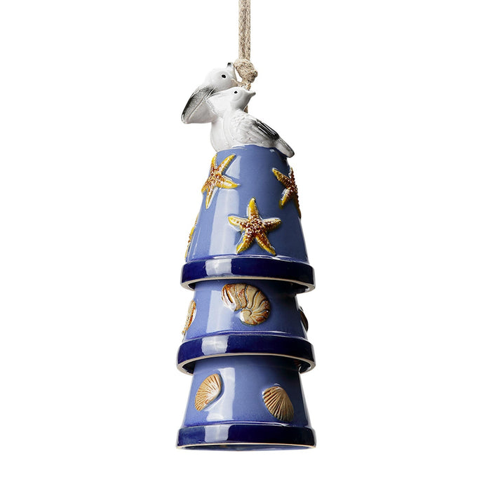 Seaside Birds Ceramic Wind Chime by San Pacific International/SPI Home
