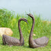 Serene Swans Garden Sculptures- Set of 2 by San Pacific International/SPI Home