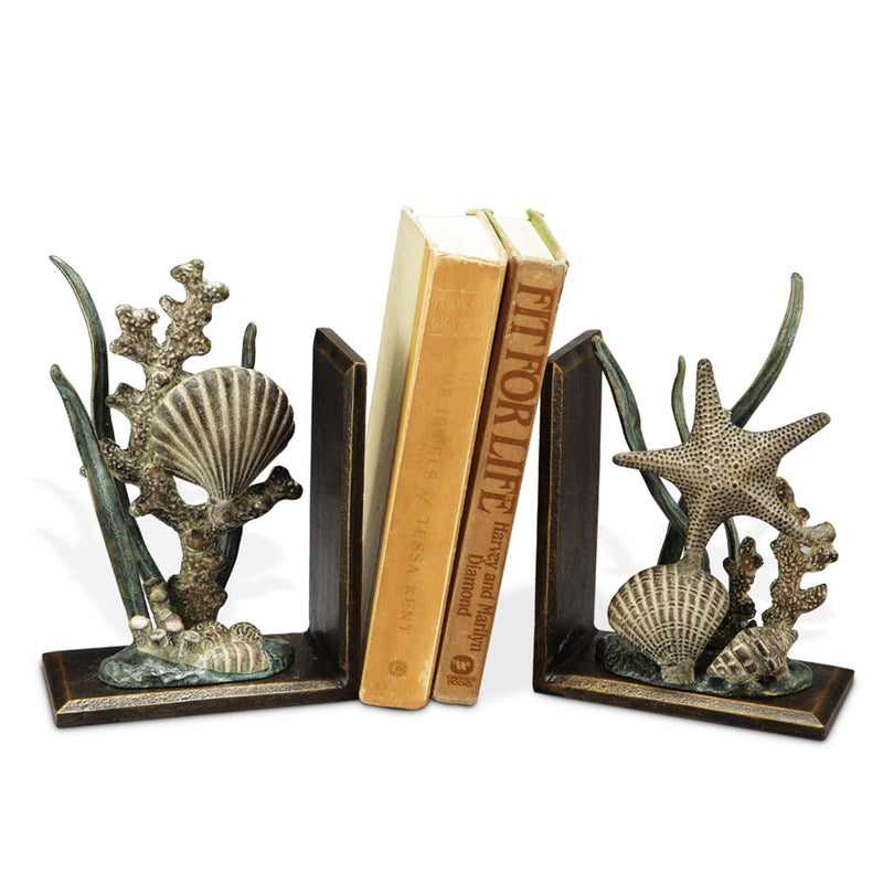 Shell and Coral Bookends by San Pacific International/SPI Home