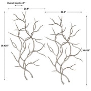 Silver Branches Wall Art