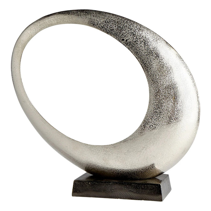 Silver Circle Sculpture
