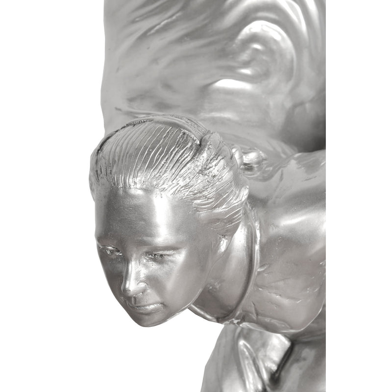 Silver Spirit of Ecstasy Sculpture-29"H
