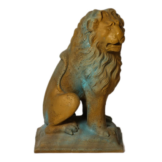 Art Nouveau Sitting Lion Set