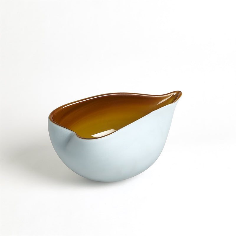 Small Art Glass Bowl By Global Views
