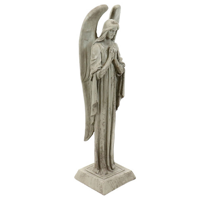 Somber Angel Garden Statue