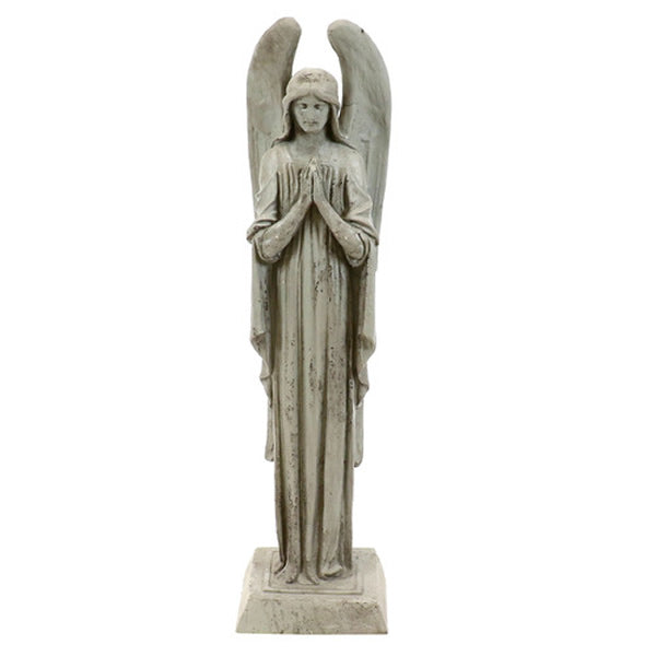 Somber Angel Garden Statue