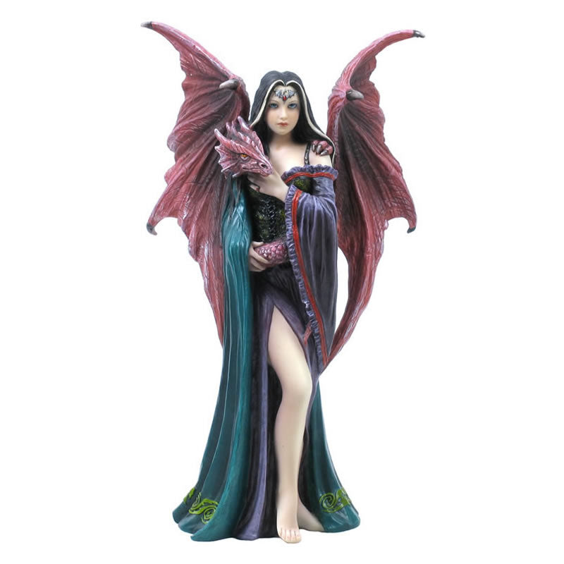 Soul Mates, Girl with Dragon Statue