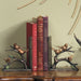 Sparrow Bird Bookends Set- Cast Iron by San Pacific International/SPI Home