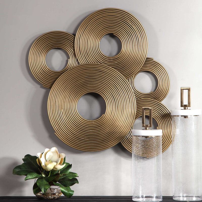Nebula Rings-Metal Wall Art
