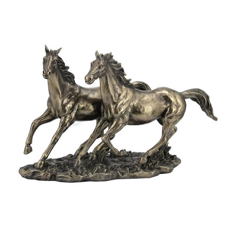 Sprinting Horses Sculpture