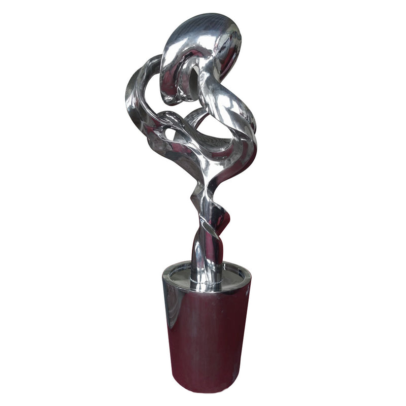 Stainless Steel Modern Floor Sculpture