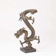 Standing Dragon Iron Statue 2