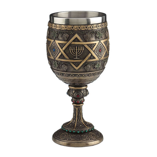 Star Of David Menorah Chalice