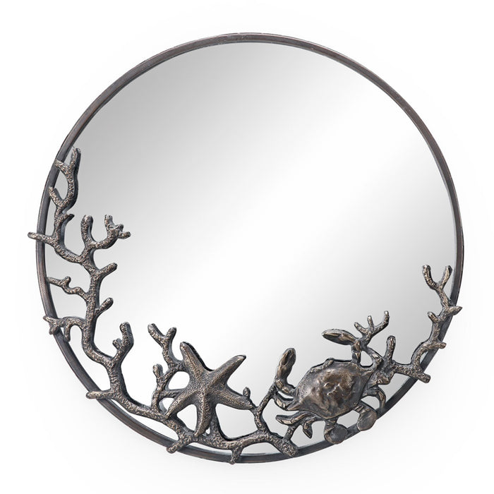 Starfish and Crab Wall Mirror by San Pacific International/SPI Home