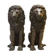 Statues Of Lions For Entrance