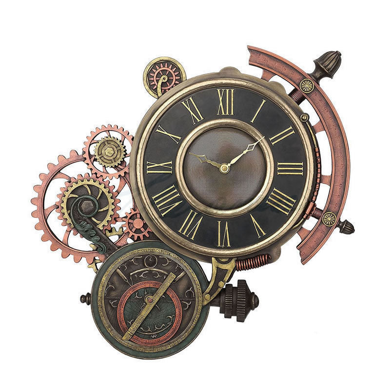 Steampunk Astrolabe Wall Clock
