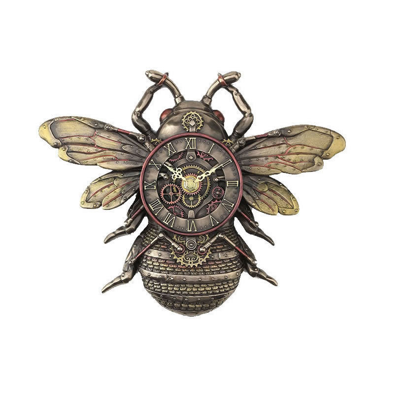 Steampunk Bee Wall Clock