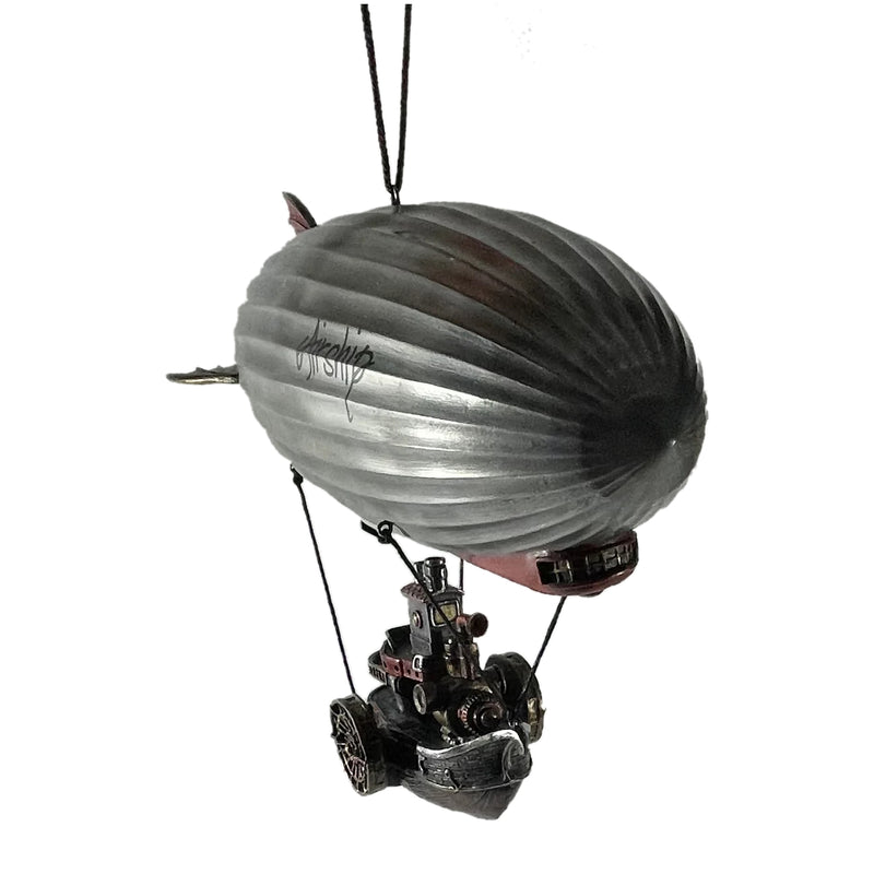Steampunk Airship With Steamship Gondola Statue