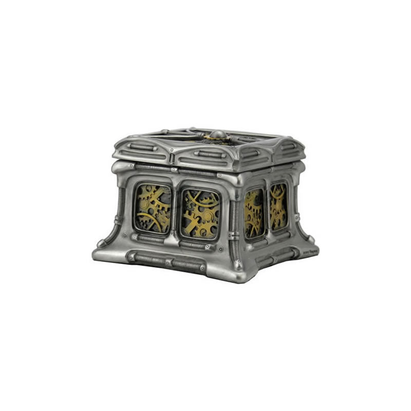 Steampunk Butterfly And Gears Trinket Box II