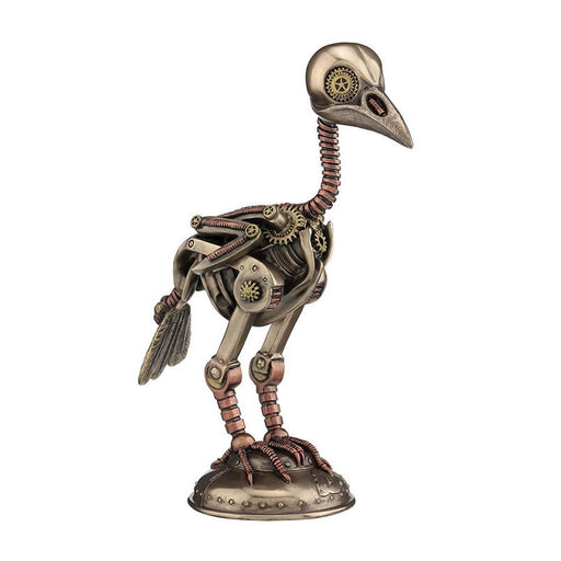 Steampunk Crow Skeleton Statue