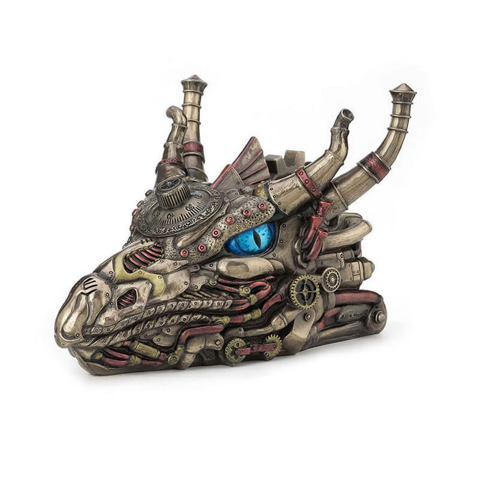 Steampunk Decorative Combination Safe Dragon Head Trinket Box