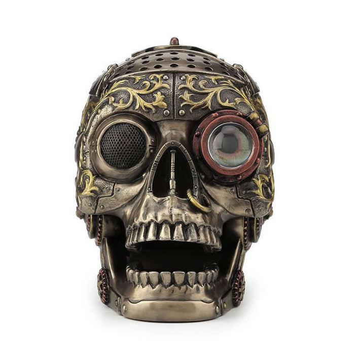 Steampunk Decorative Skull With Moveable Jaw