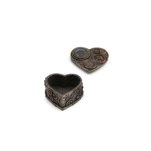Steampunk Heart Shape Trinket Box by Veronese Design