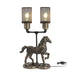 Steampunk Horse Gait Twin Mesh Lamp