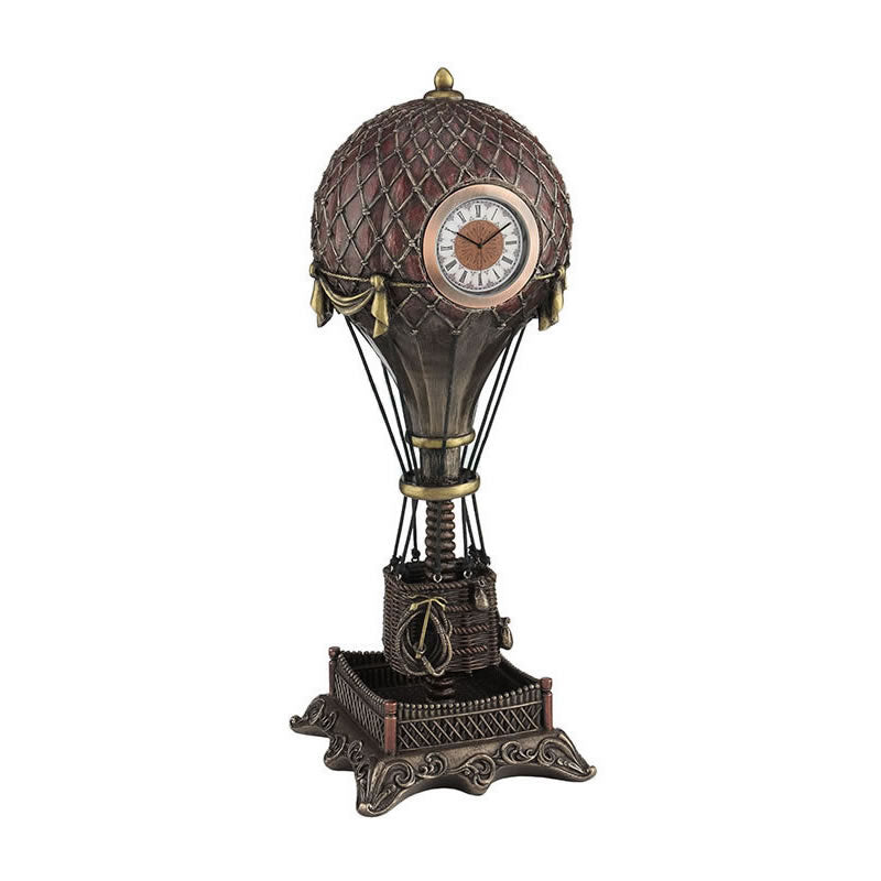Steampunk Hot Air Balloon Clock